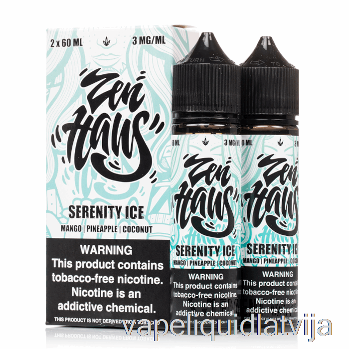 Serenity Ice - Zen Haus - 120ml 0mg Vape šķidrums